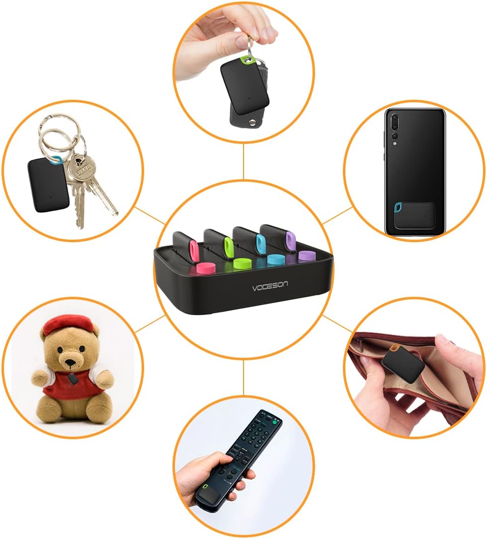 key finder locatorkey trackerrf item tag beeper alarm tracking device with 1 transmitter and 4 receiverseasy to usefind my car keyswallettv remo