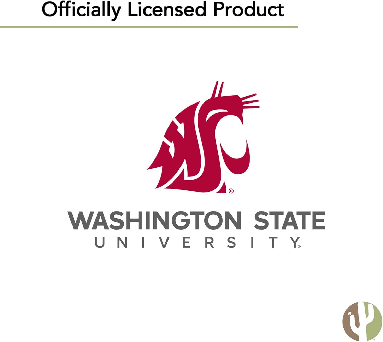 Desert Cactus Washington State University WSU Flag - 3 x 5 Feet Cougars Banner, Indoor/Outdoor Durable Fabric, 100% Polyester Design (Style 2) - Image 6