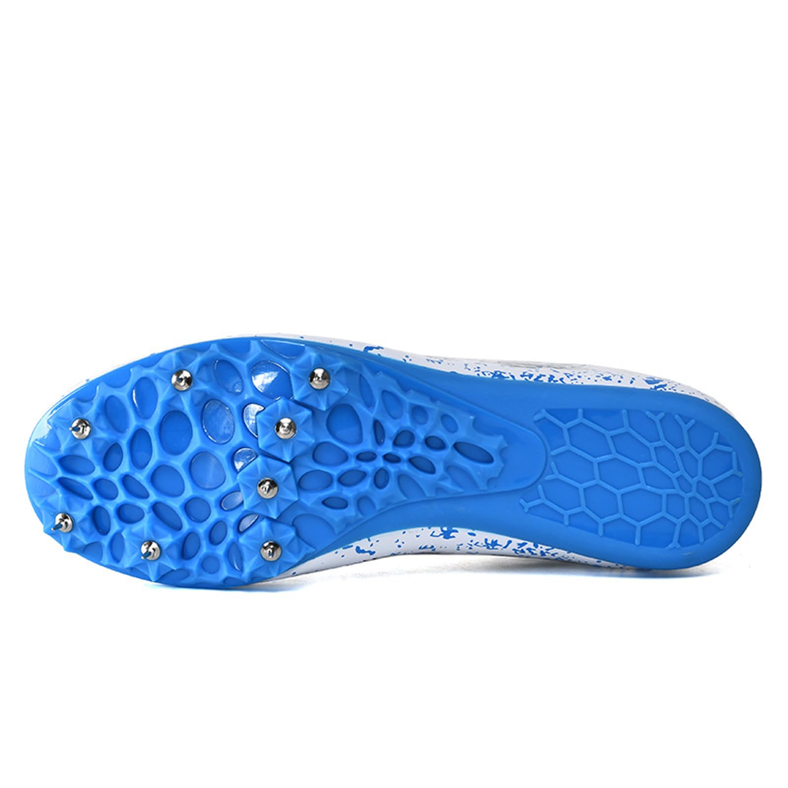 Zapatillas De Atletismo con Clavos,Zapatillas De Pista Y Campo Mid-Distance,Cómodas Ligero Resistente al Desgaste para Sprint Competición Zpatillas