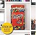 M&MS Bulk (M&MS Peanut Butter Milk Chocolate (1 Pack) Candy Jar | (55 oz) Chocolate candies for Valentines