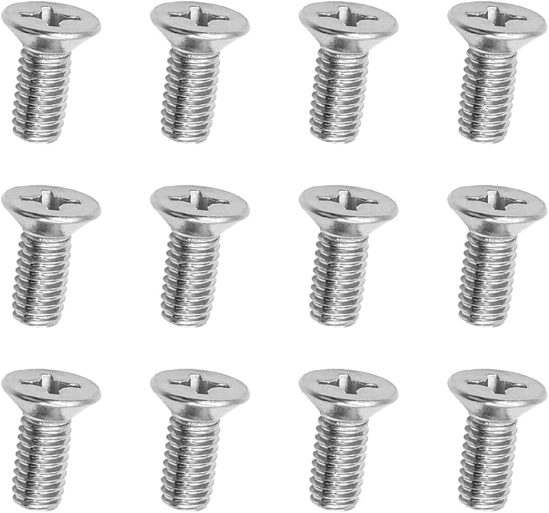 Parafusos de retenção do disco de freio AUCELI 93600-06014-0H em aço inoxidável – Kit com 12 unidades
