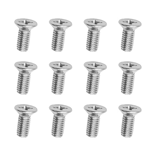 12 tornillos de rotor de disco de freno de acero inoxidable, 93600-06014-0H, kit de tornillos de retención para parte delantera y trasera, repuesto