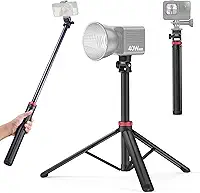 ULANZI MT-79 Tripé Extensível em Alumínio, 206cm com Cabeça Esférica 360° e Rosca 1/4' para Câmera/Luz/Vídeo/Celular, Suporte Portátil para Viagem