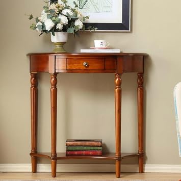 Wood Console Tables with Drawers,Farmhouse Entryway Sofa Table Behind Couch Furniture Side Tables for Living Room, Hallway, Entrance