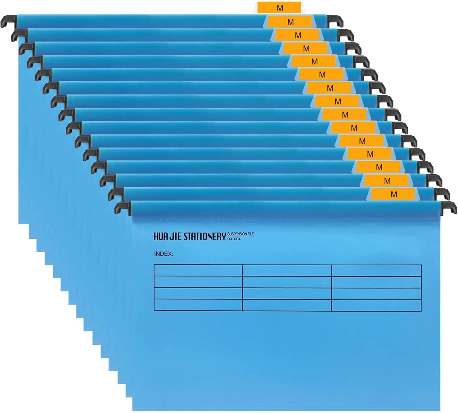 Suspension Files with Tabs and Card Inserts, A4 Polypropylene Filing