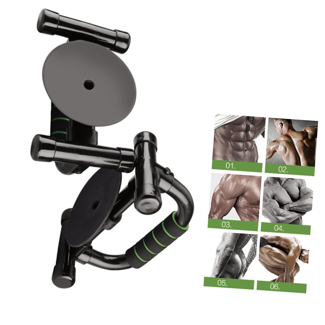 TOYANDONA 1 Pair Suction Cup Frame for Chest Workout Home Gym Equipment Portable Training Device Bracket