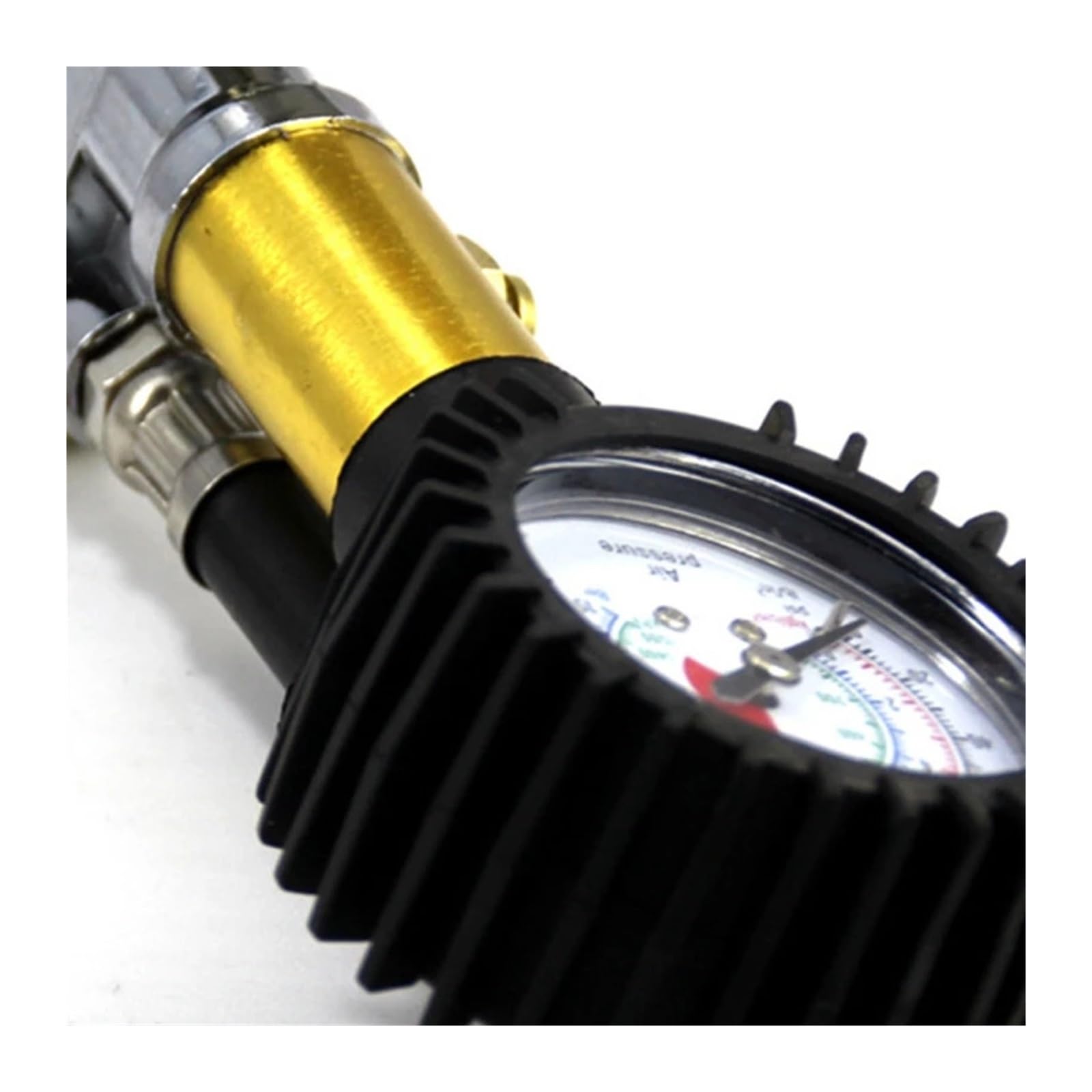 Manometr Do Opon 220 PSI Inflator Do Opon Precyzyjny Pistolet Do Pomiaru Ciśnienia W Oponach łAtwy W UżYciu(BLACK)