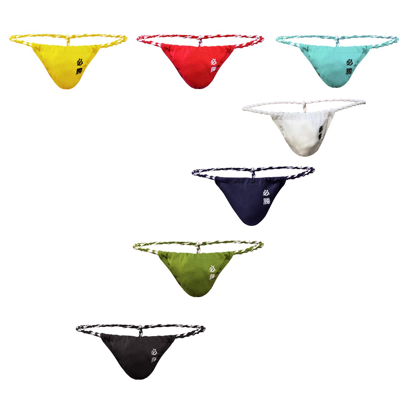 Buy YuKaiChen Mens Japanese Embroidery Thongs Underwear Sumo Wrestling