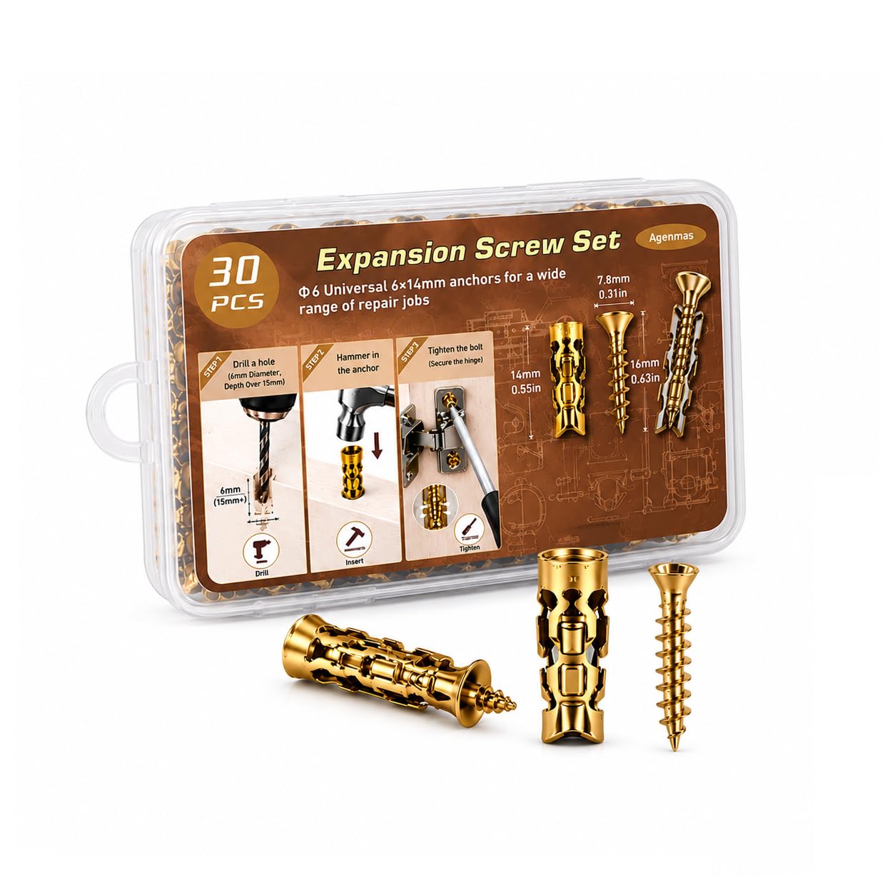 Cabinet Door Repair Screws - Fix Stripped Holes -9 Cabinet Door Repair Screws - Fix Stripped Holes -9