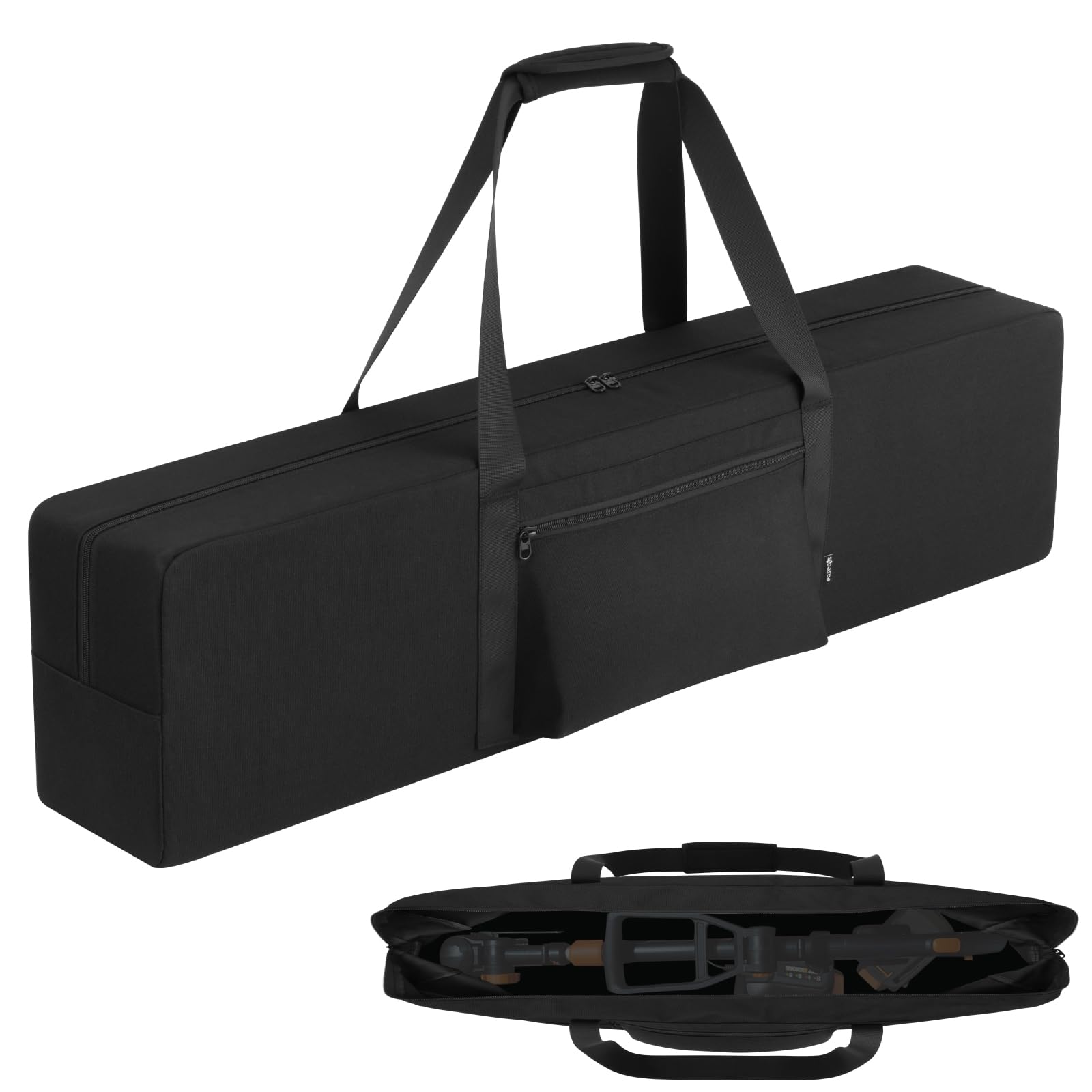 Easecos Cordless String Trimmer Carry Bag Electric Grass Trimmer Storage Bag Portable Weed Eater Edger Carrying Case for Handheld Lawn Mower Attachment, Case Only