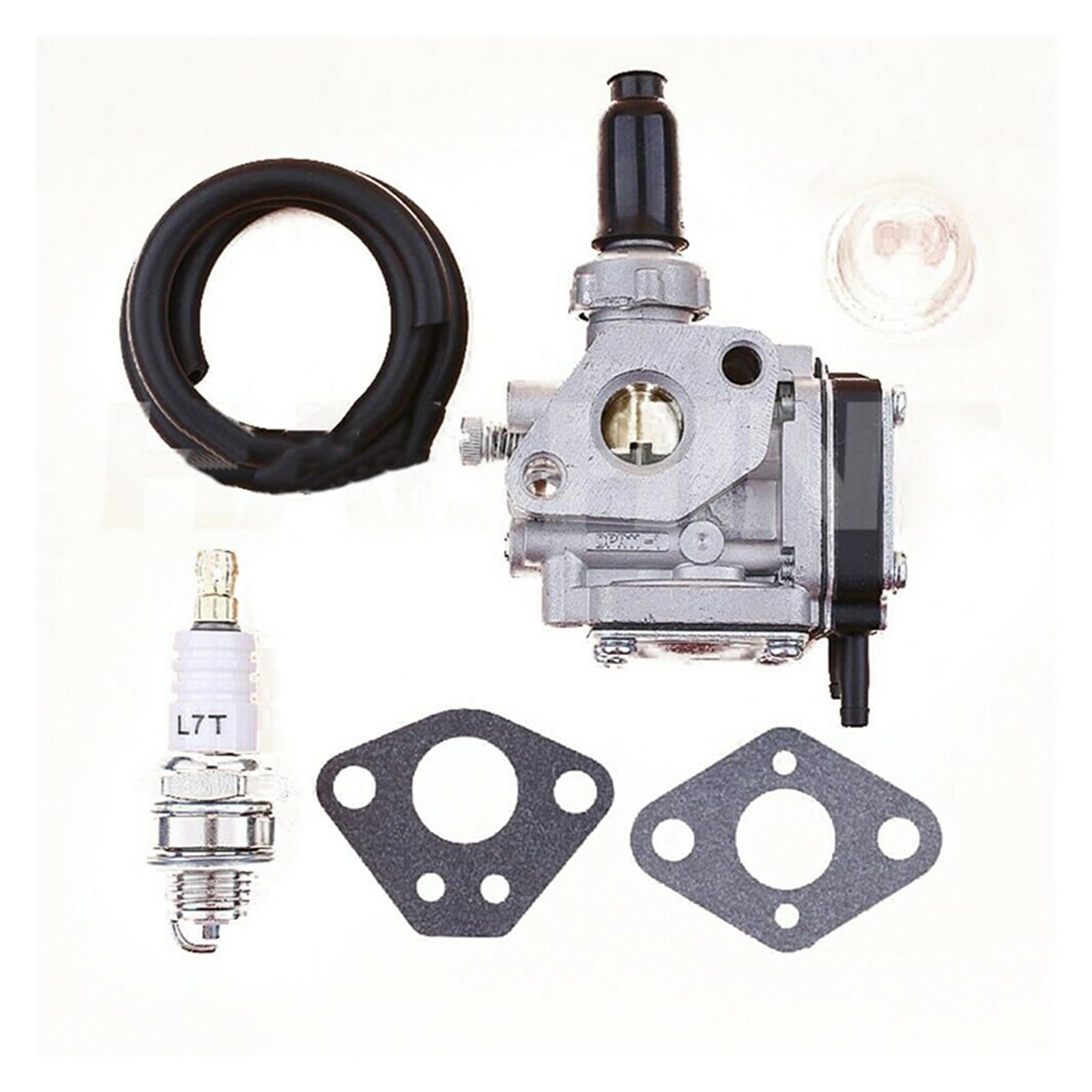 para TH43 TH48 KBH48A Recortadora Strimmer Desbrozadora Carburador Bujía Cebador Bombilla Junta De Kit Kit Carburador