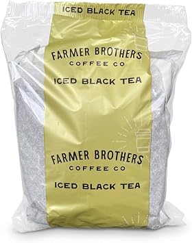 Ice Tea Fresh Brew Farmer Brothers Black Iced Tea for Sweetening 24/4oz Pk