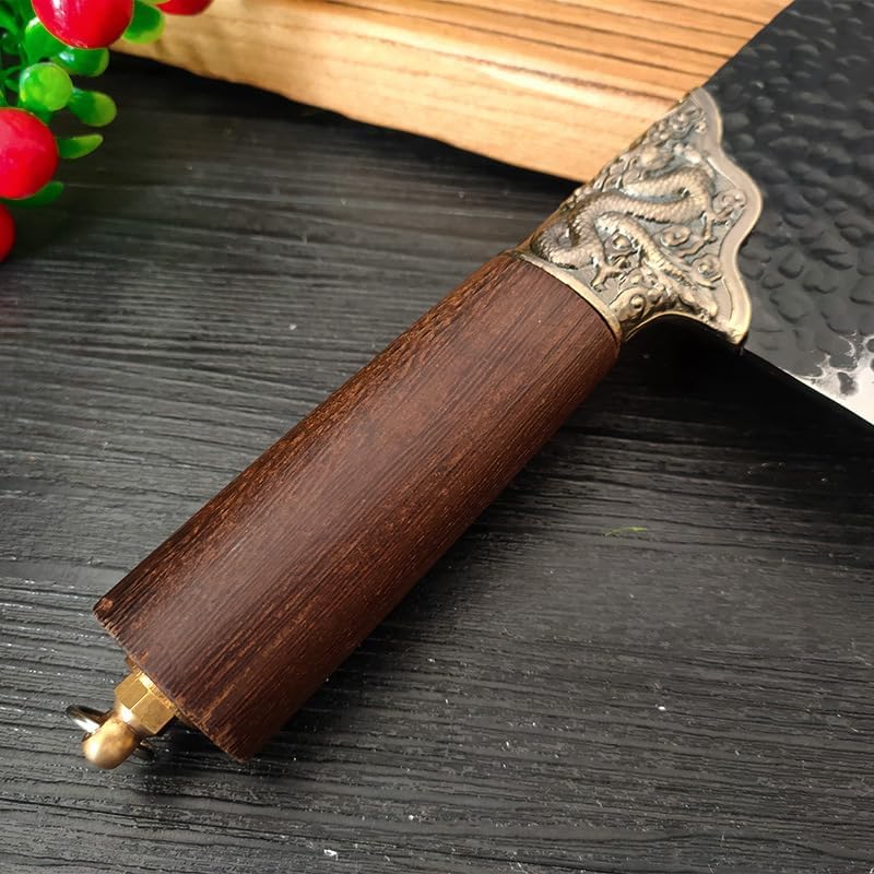 Meat Cleaver,Cleaver Knife 7.7 Inch Professional Stainless Steel Japanese Chef Knives Meat Fish Vegetables Chopping Cleaver Butcher Knife Chinese Kitchen Tools, LAMAJIGA5844