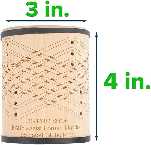 Miniatura 2 de Paracord Planet Mandriles para atar nudos, incluye pasadores y bandas de goma, (nudo globo, 3 pulgadas)
