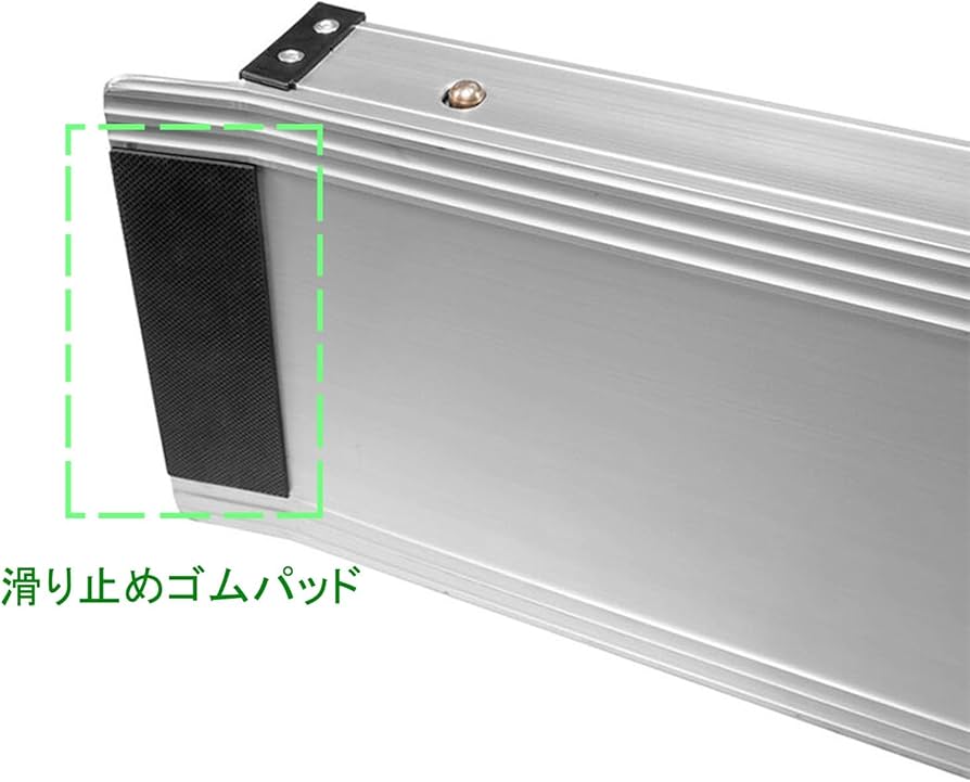 gardhom アルミ製 段差解消スロープ 100CM ラダー Amazon.co.jp: gardhom ラダーレール 長さ100CM 幅広 28CM 荷重
