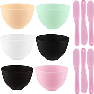 Cuencos de silicona multicolor para mezclar m...