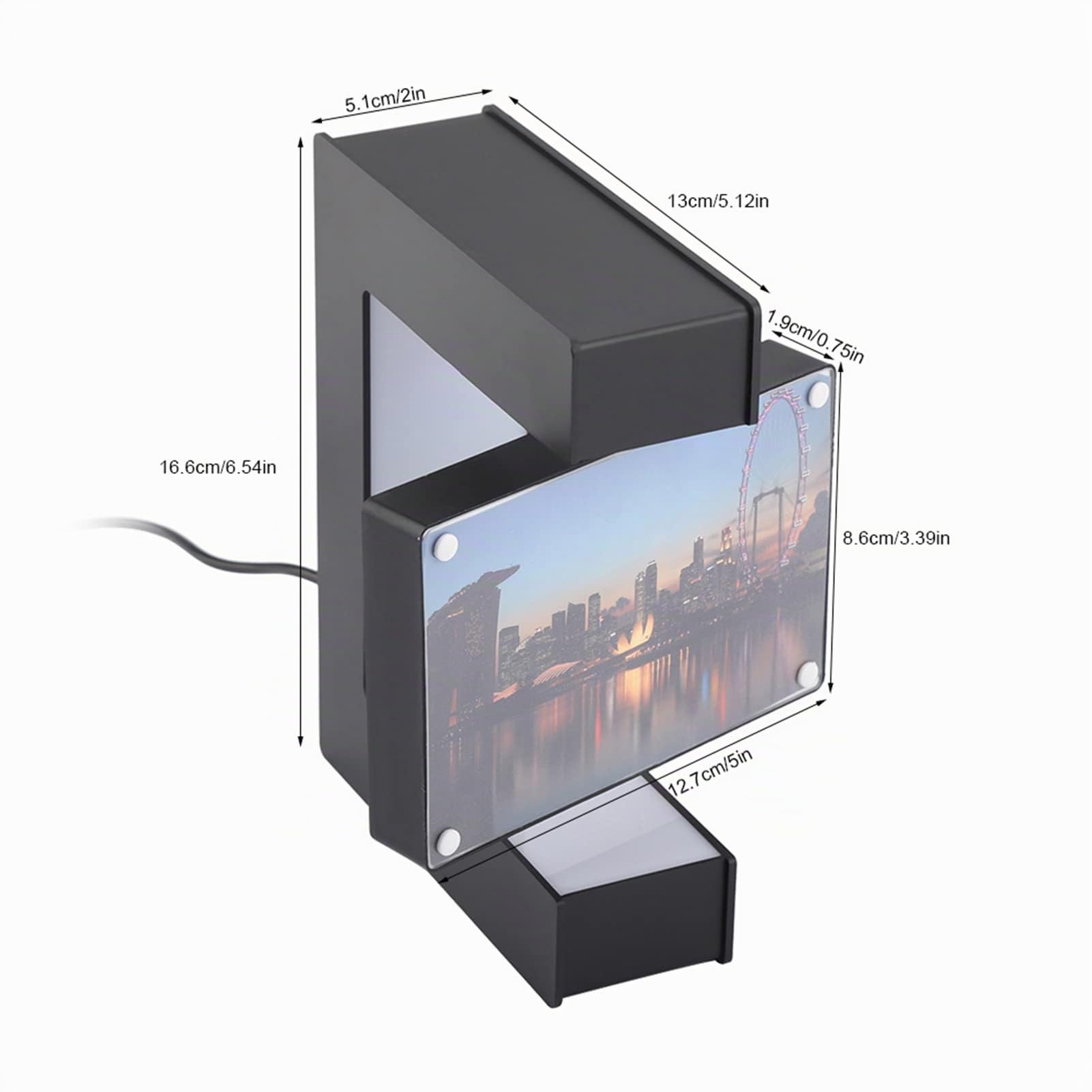 Haofy Cadre photo lévitation magnétique LED flottant anti-gravité