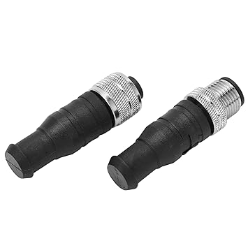 1 Pair Male Female Terminating Kit, for NMEA2000 Male Female Terminator Resistor 5Pin M12 Thread IP67 Waterproof for Lowrance Networks Billiards Supplies