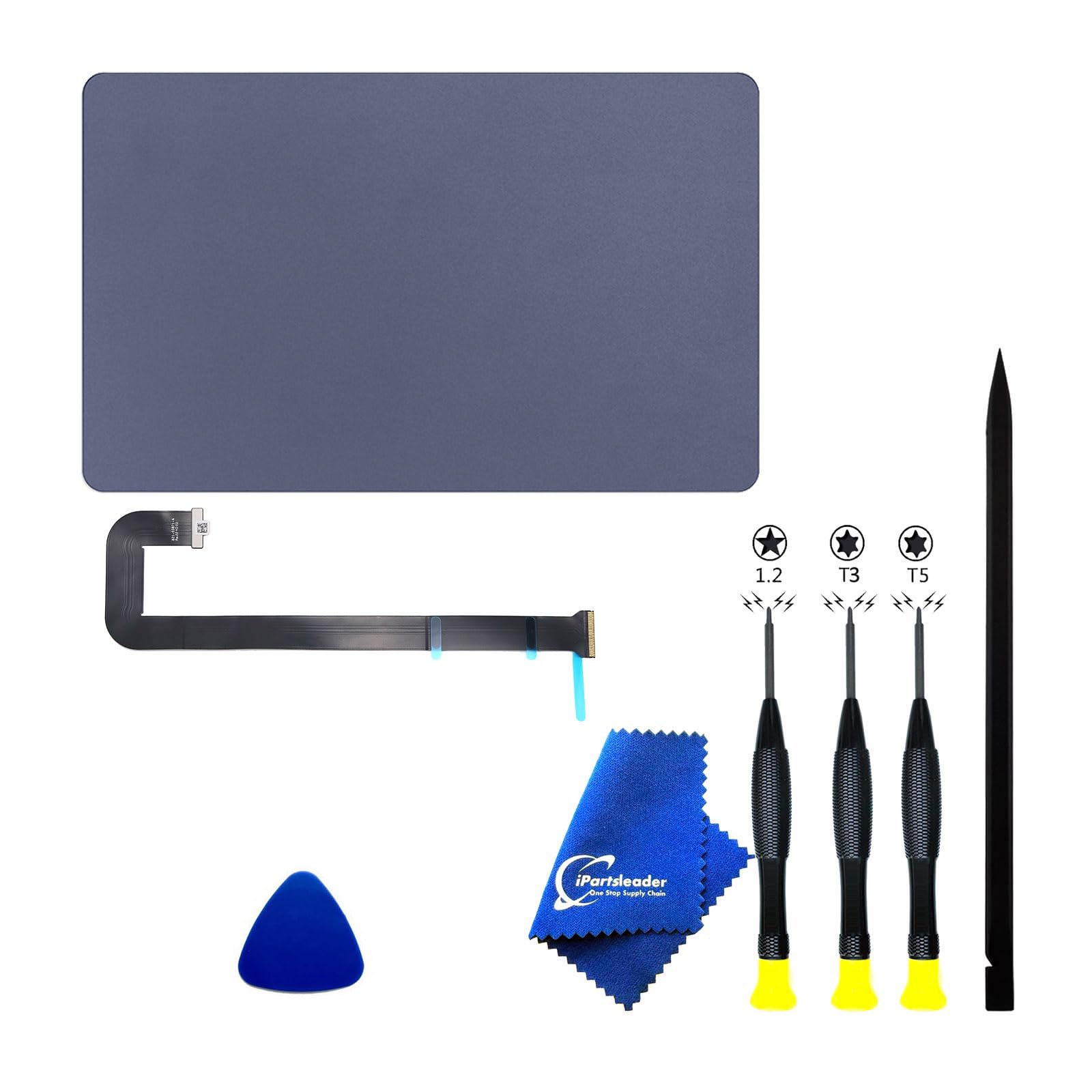 iPartsleader A3114 Trackpad Replacement for MacBook Air (Retina,15-inch,M3,2024) Force Touch Touchpad with Cable 661-40273 821-05168-A EMC 8612 (