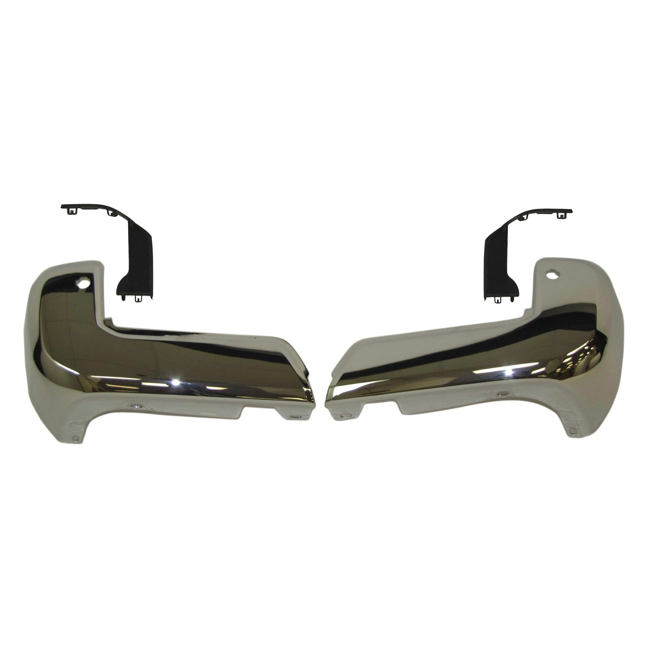 GGDZTMNB Rear Bumper Chrome End Corner Support Cover 4pcs for Toyota for Tacoma 2016-2020 with Hole
