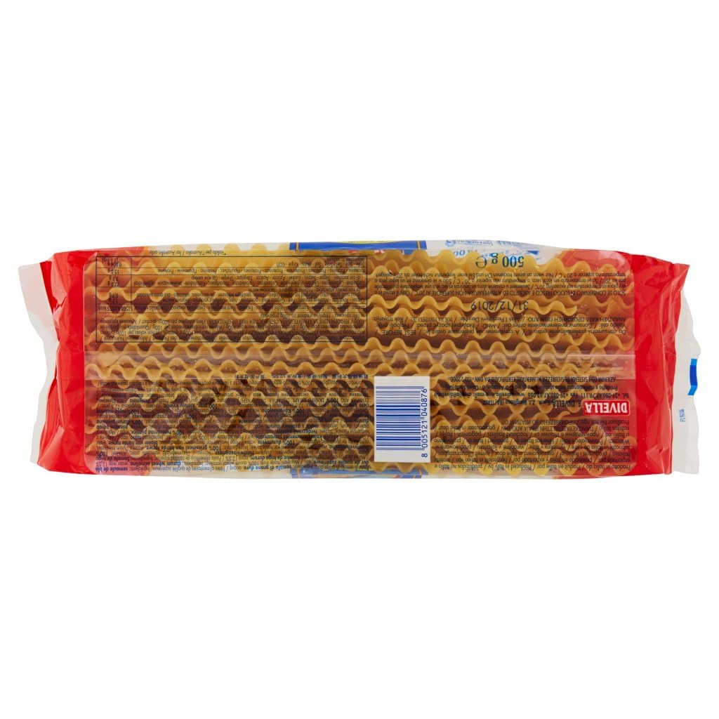 Italian Gourmet Lasagnoni 87 Pasta 20 x 500g, italienische Nudelplatten | Aus Hartweizen, formato grande per lasagne al forno, stabile Kochfestigkeit, Gesamtnettogewicht 10 kg + Kostenlos Polpa 400g