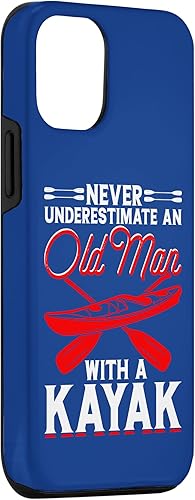 Miniatura 6 de iPhone 11 nunca subestimes a un anciano con un kayak - divertido estuche de kayak