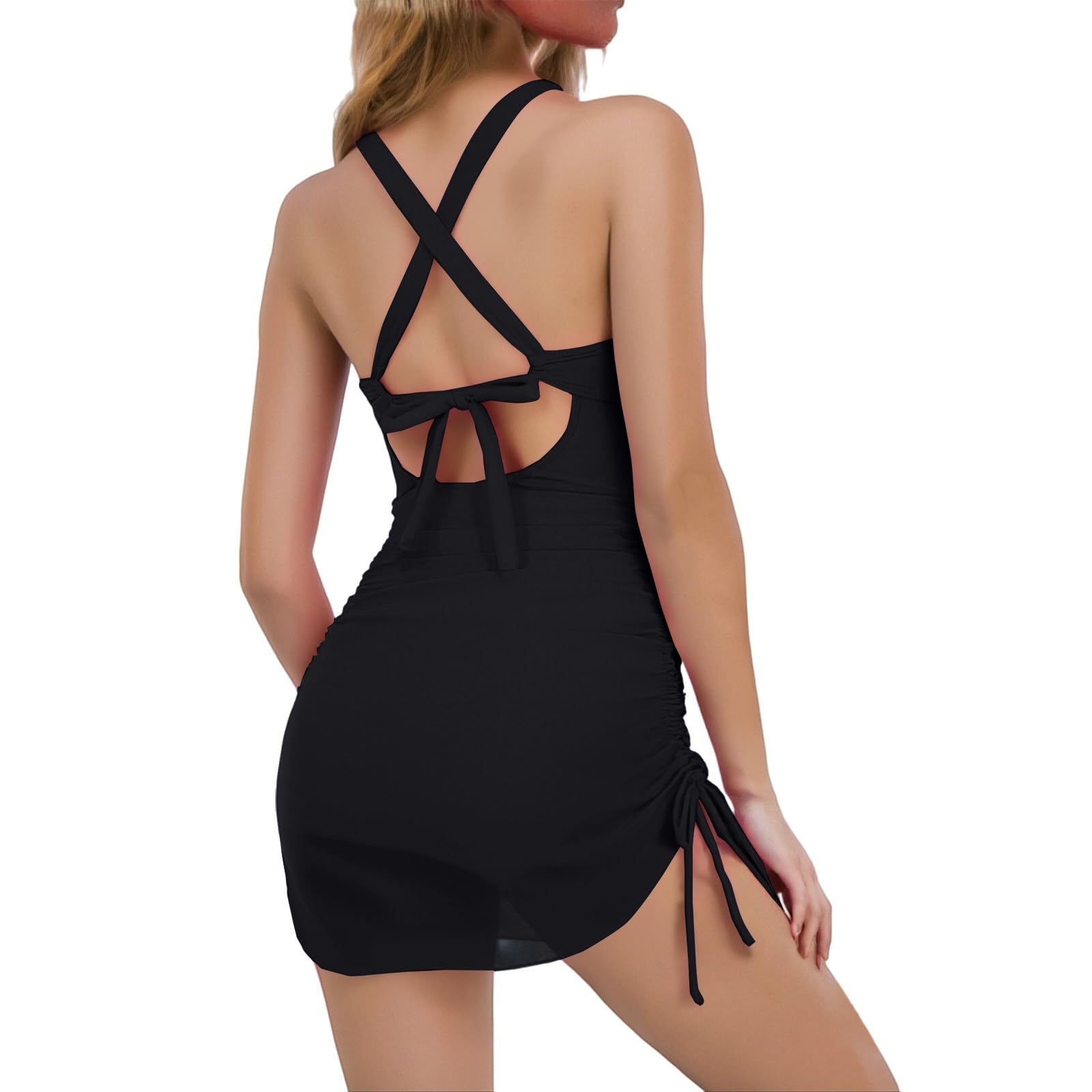 Generico Costume Intero Donna Costumi da Bagno Controllo della Pancia Sexy Swimwear Push Up Pezzo da Mare Estate Beachwear Costume Intero Donna Contenitivo Pancia