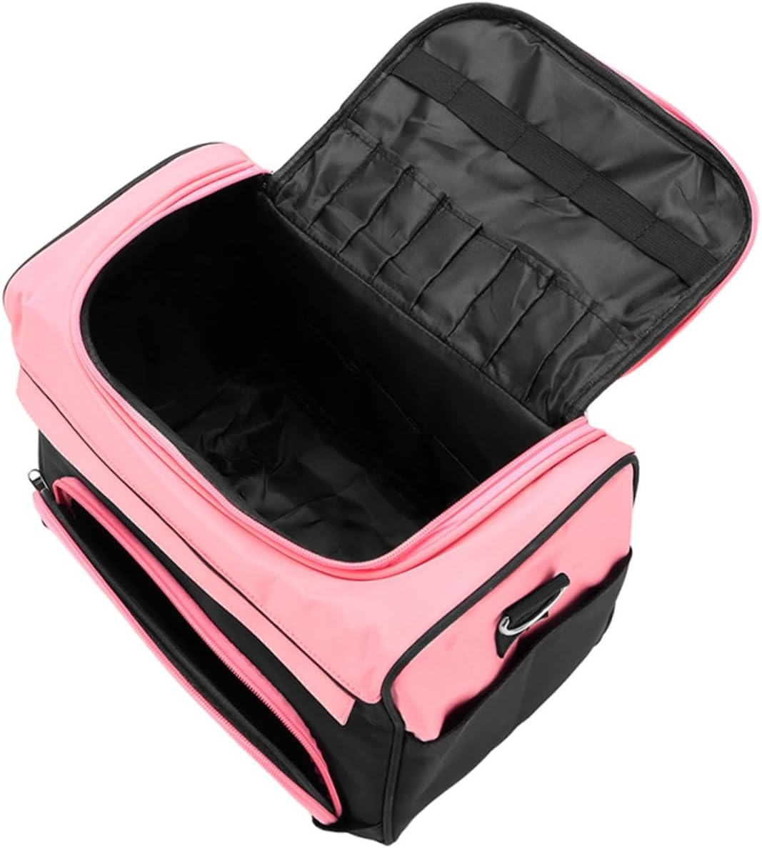 Large Hairdresser Bag Multi-Functional Hair Styling Tools Organizer for Barbers Travel Case Dividers for Scissors Combs Hairdryers and Makeup Products Portable Hairstylist Storage