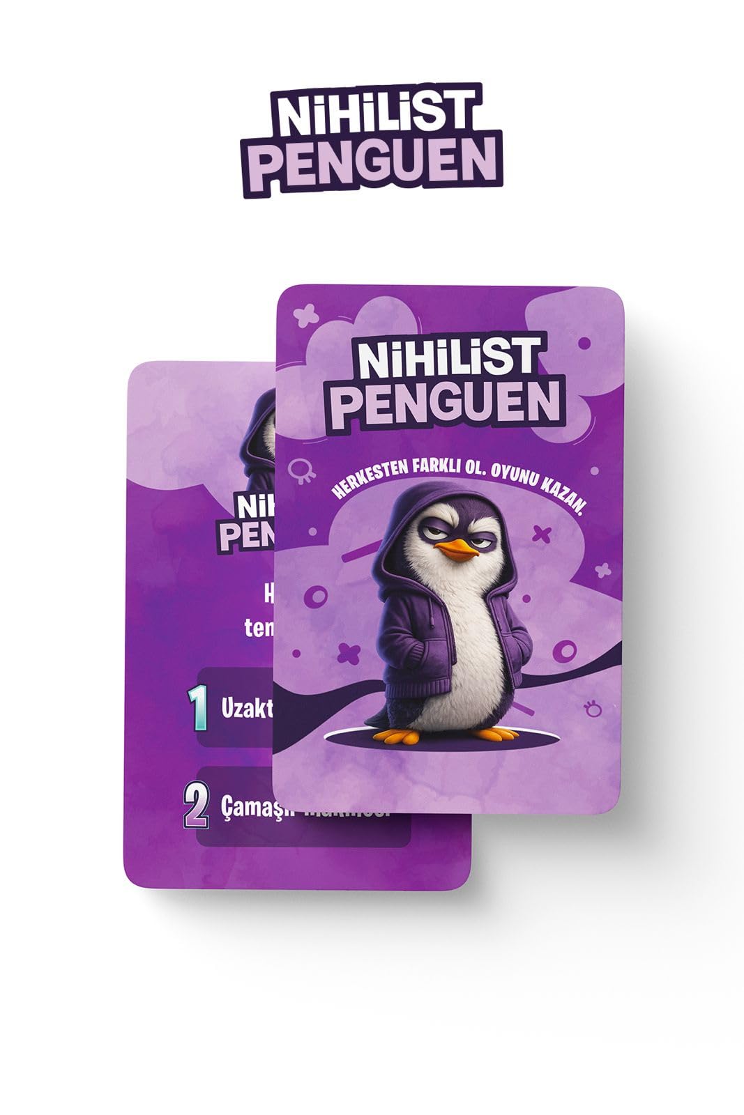 Nihilist Penguen, Eğlenceli Parti Kart Oyunu, 3-8 Oyuncu, 15-20 Dakika