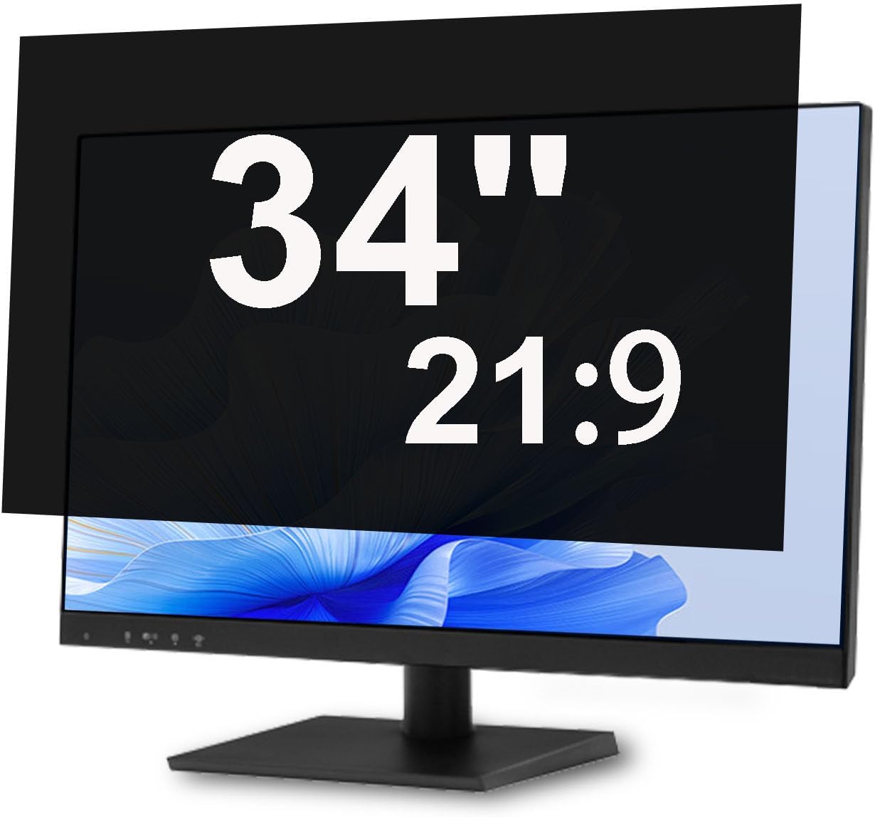 34 Inch Privacy Screen for Computer Curved Monitor Blue Light Screen Protector Anti Glare Anti-Scratch Monitor Privacy Shield Screen 34 Inch 21:9 Aspect Ratio 34.0 Inch Widescreen (21:9)