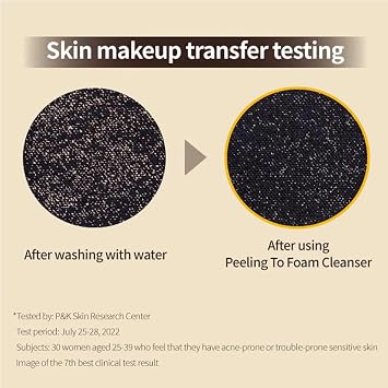 PRIMERA (PRMR) Organience Peeling Foam - Korean Gentle Cleanser Face Wash, 2 in 1 Facial Scrub for Exfoliating and Daily Pore Cleaning, Sensitive Skin Friendly | 4.06 Fl Oz