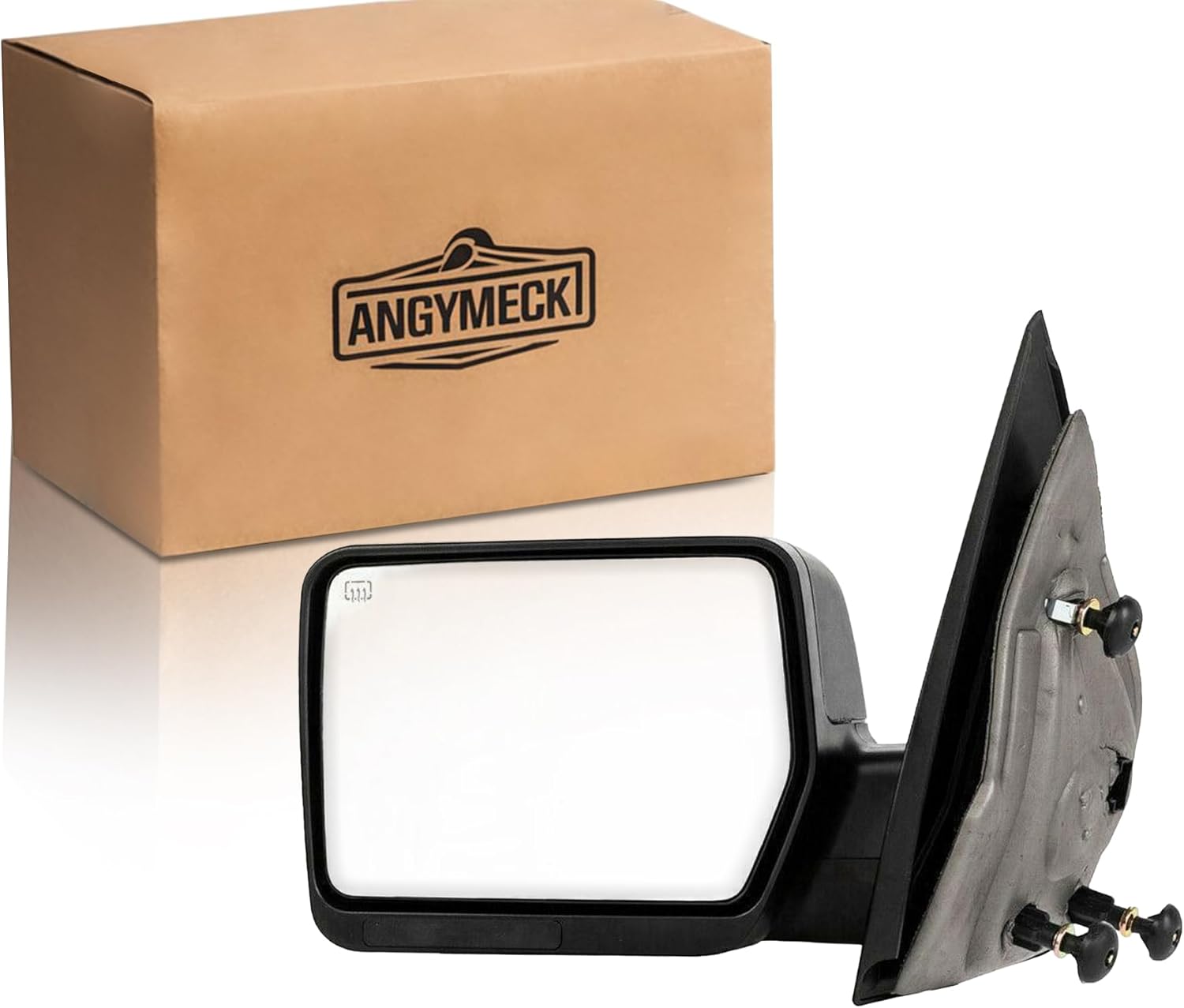 Power Side Towing Mirror for Right Side (Passenger Side) RH For 2004 2005 2006 2007 2008 Ford F150 Manual Towing Rearview Mirror Manual Folding Heated