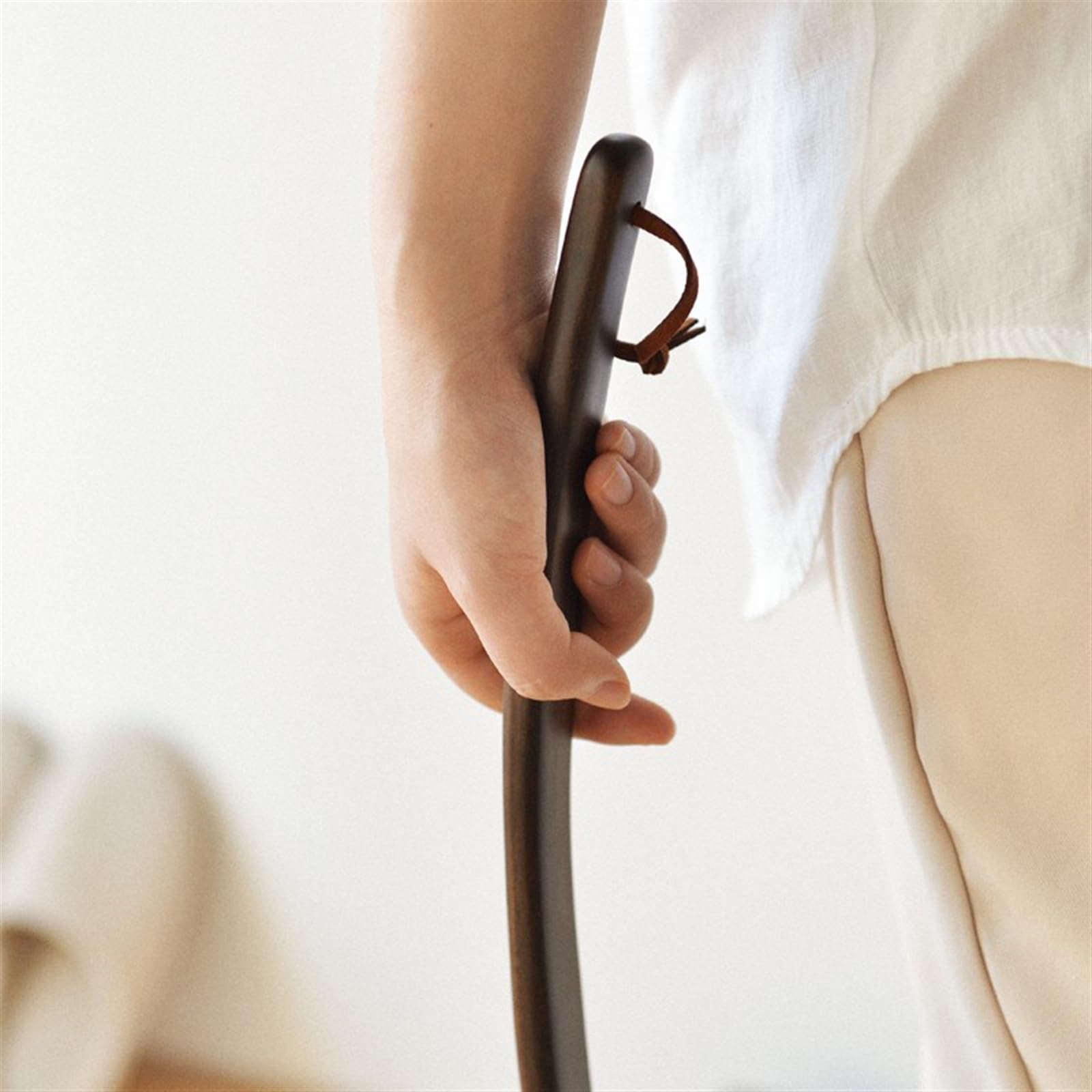 Calzadores, Calzadores Extra Largos de Madera, fáciles de Usar, for Personas Mayores y Mujeres Mayores.(65cm)