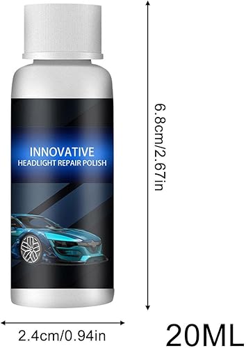 Miniatura 4 de Kumprohu Líquido de reparación de faros delanteros de automóvil  Kit de limpiadores y restauradores de faros  Recubrimiento de restauración