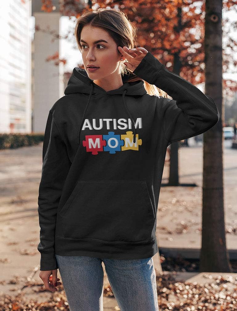 Tstars Autism Mom Hoodie Autism Awareness Women Hoodie