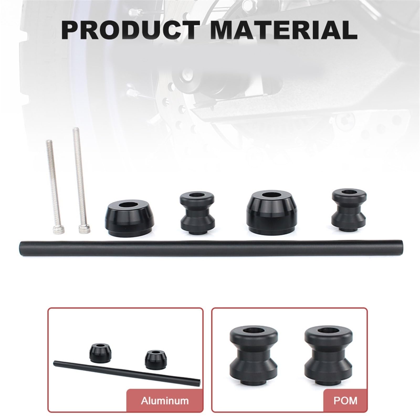 Per Yamaha Tenere 700 2021 2022 2023 2024 Tenere700 Assale Ruota Anteriore Posteriore Per Moto Slider Forcella Protezione Antiurto Bobina Forcellone