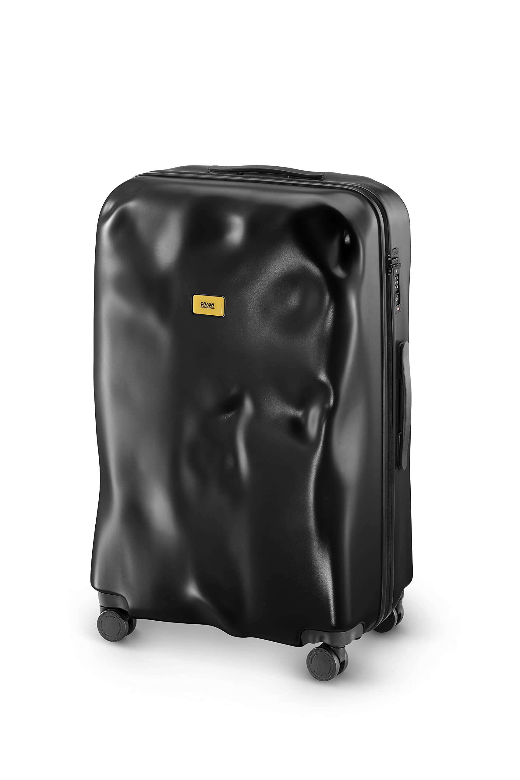 Crash Baggage Icon Trolley Suitcase | Black | Size - Large