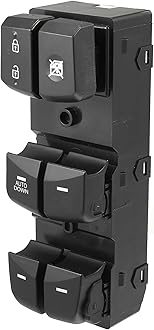 X AUTOHAUX Master Power Door Window Switch AUTODOWN for Hyundai Elantra 2011 2012 2013 2014 2015 No.93570-3X000 Left Driver Side