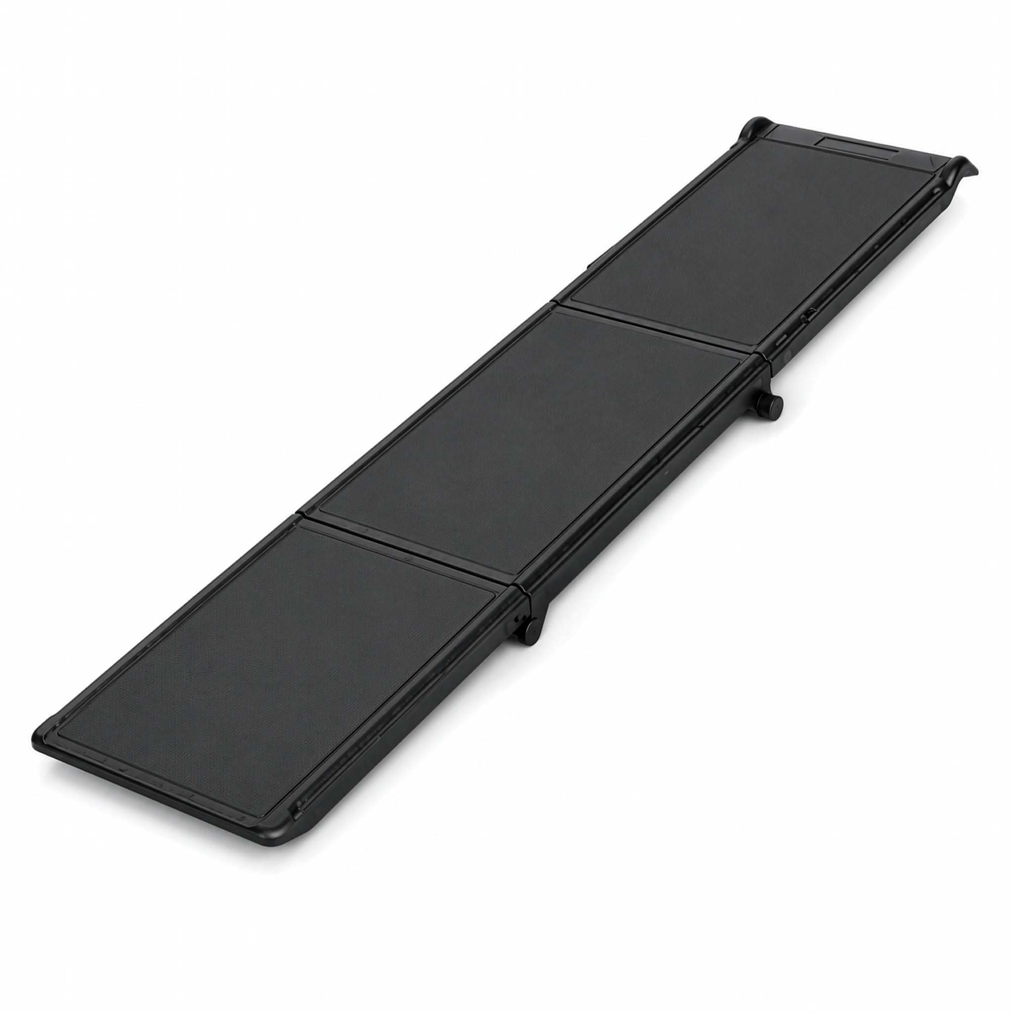 Wiltec Rampa dla psów 180 x 40 cm, nośność 50 kg, składana na trzy części, antypoślizgowa rampa samochodowa dla psów, składana pomoc do wsiadania wykonana z PP