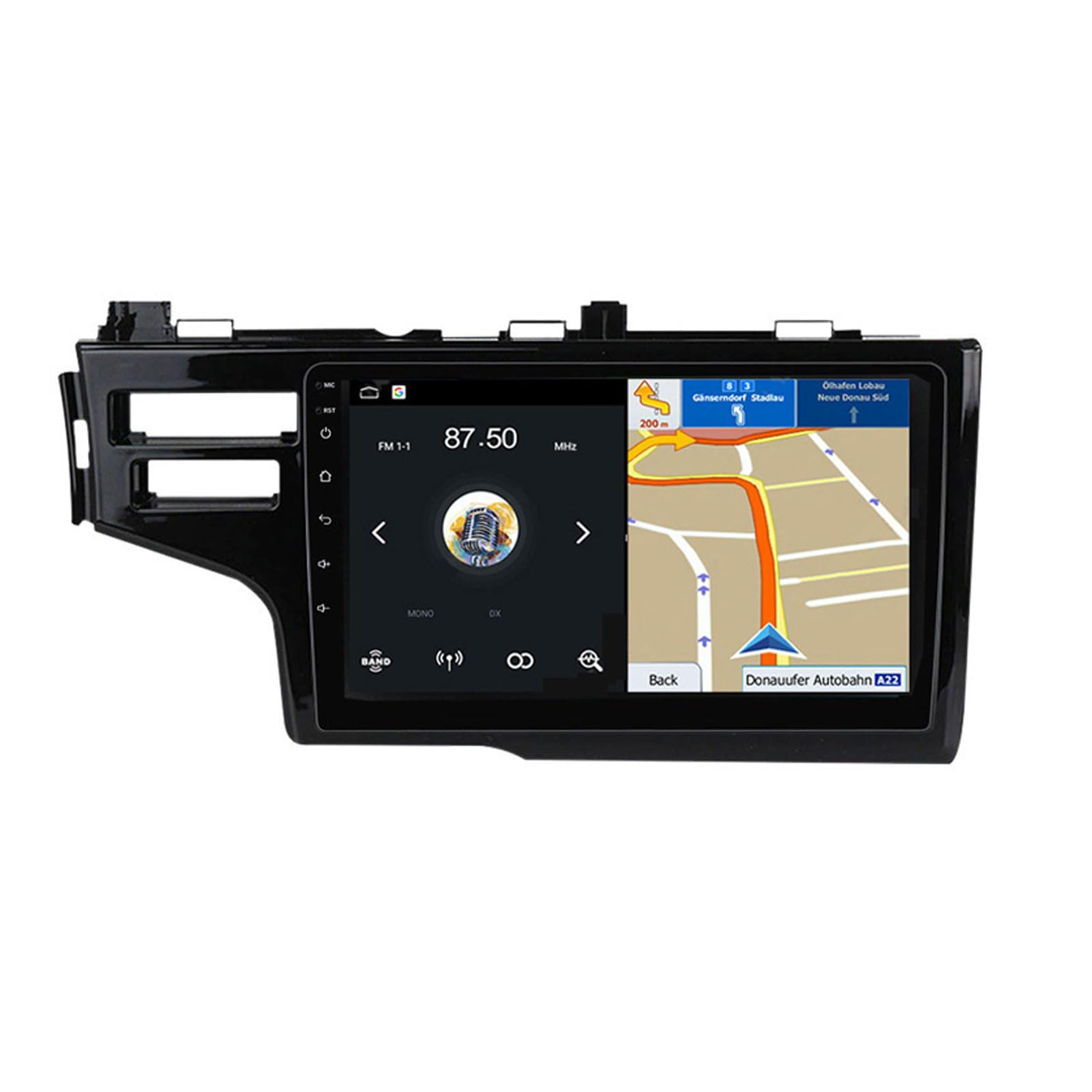 Autoradio GPS tactile pour voyager en Honda Jazz 2014-2020 avec musique Bluetooth en famille