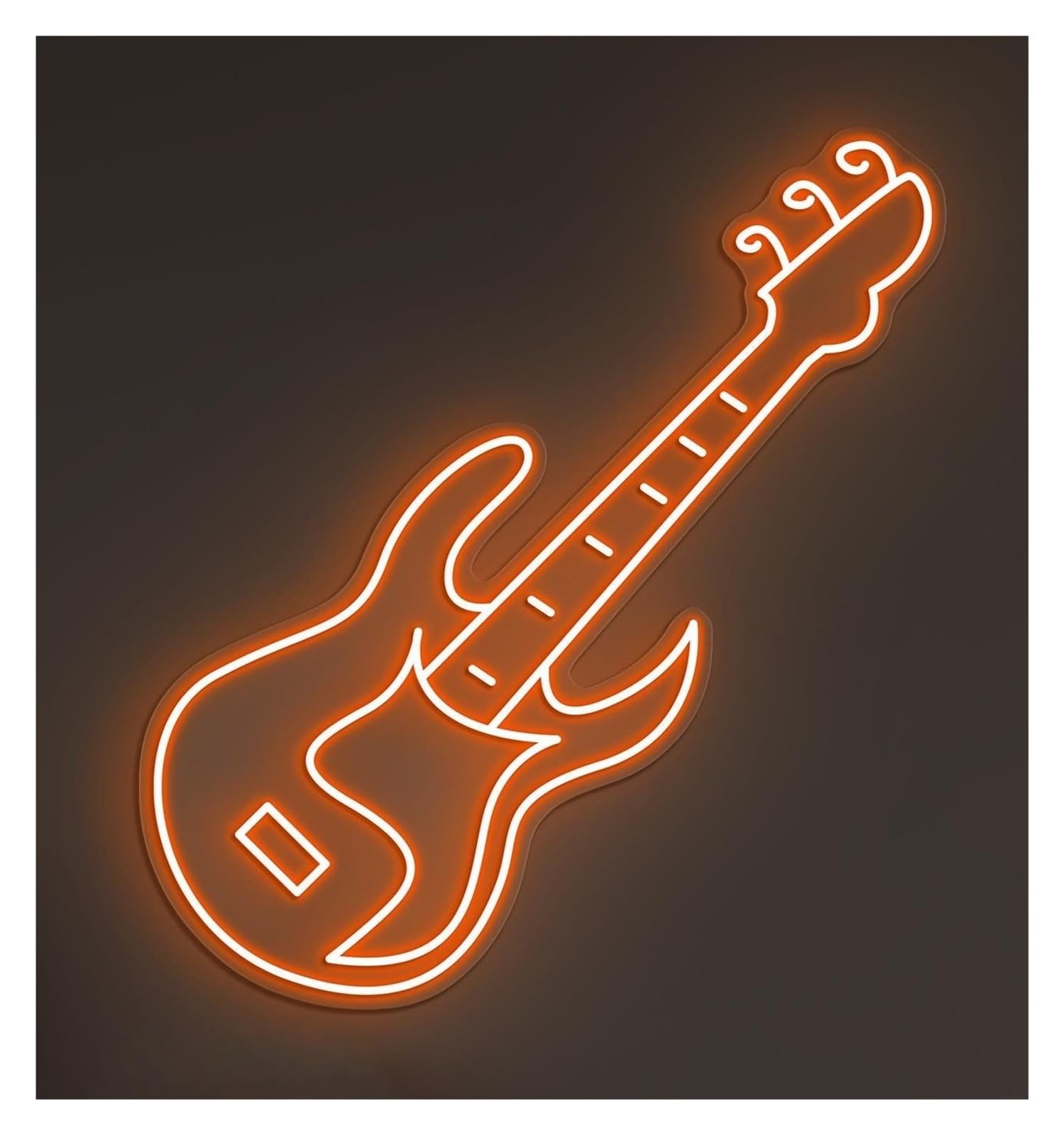Luci al Neon Da Parete Insegna Luminosa Al Neon A LED Per Chitarra, Musica Elettronica, Studio, Decorazione Da Parete Per Casa, Arte, Camera Letto, Gioco 58cm(Style B)