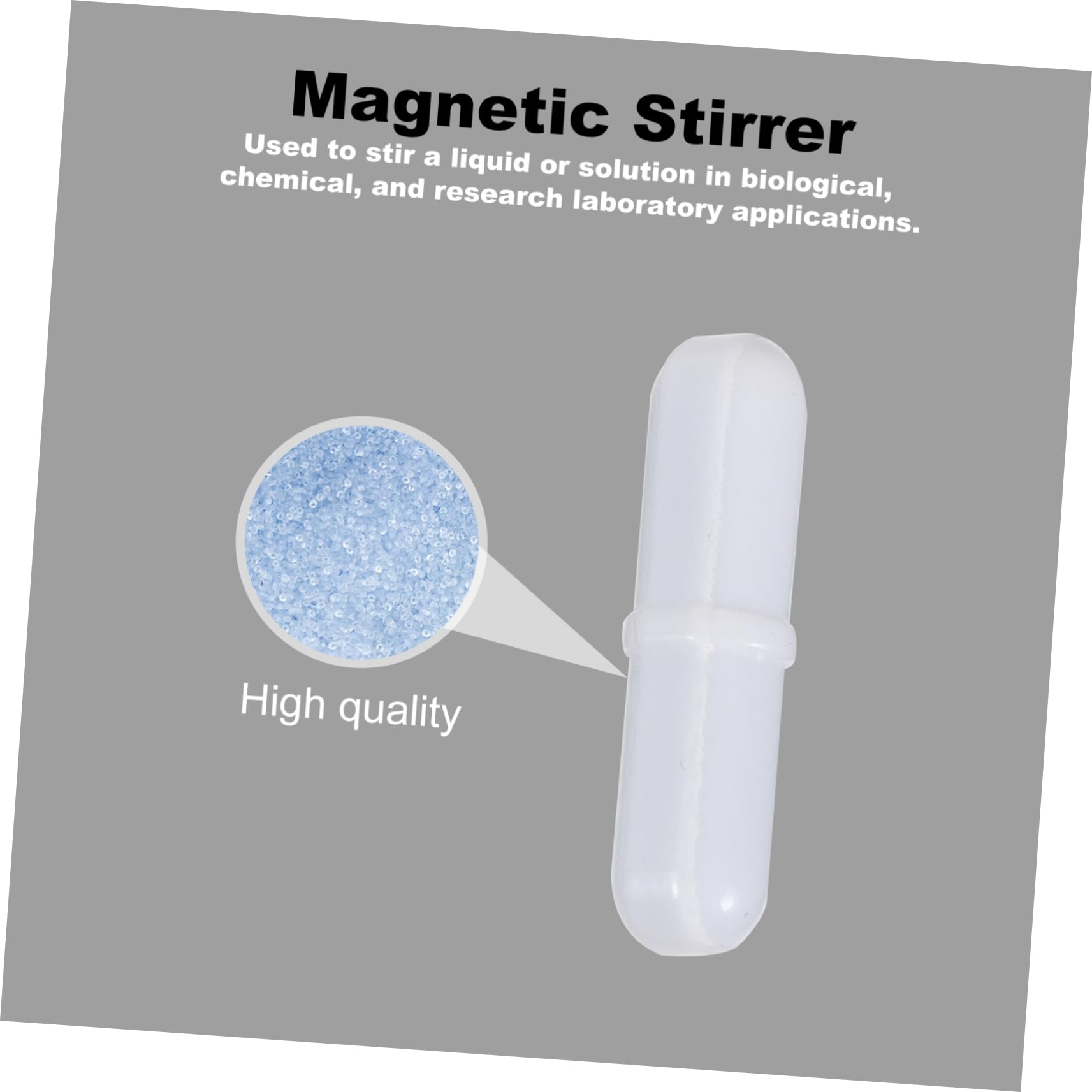 ULTECHNOVO 50pièces Barres De Stirring Magnétiques Ptfe Tiges Agitation Pour Laboratoire Résistantes Température Jusqu