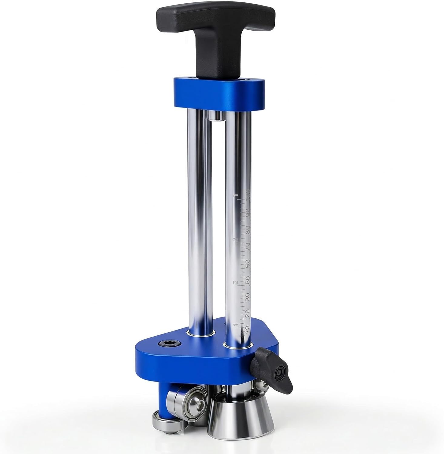 Sheet Metal Roller 1-Station Metal Bender, Metal Roofing Tools,0-100° Bending Range, 0.26-5in Length,0.2-0.8mm Thickness, for Iron/Aluminum/Copper/Stainless Steel Flashing & Edging (Blue)