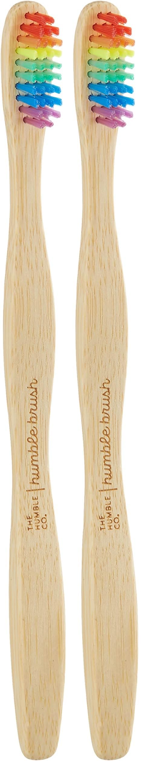 The Humble Co. Brush Orta Proud Edition Renkli Yetiştkin Diş Fırçası (2 paketi)