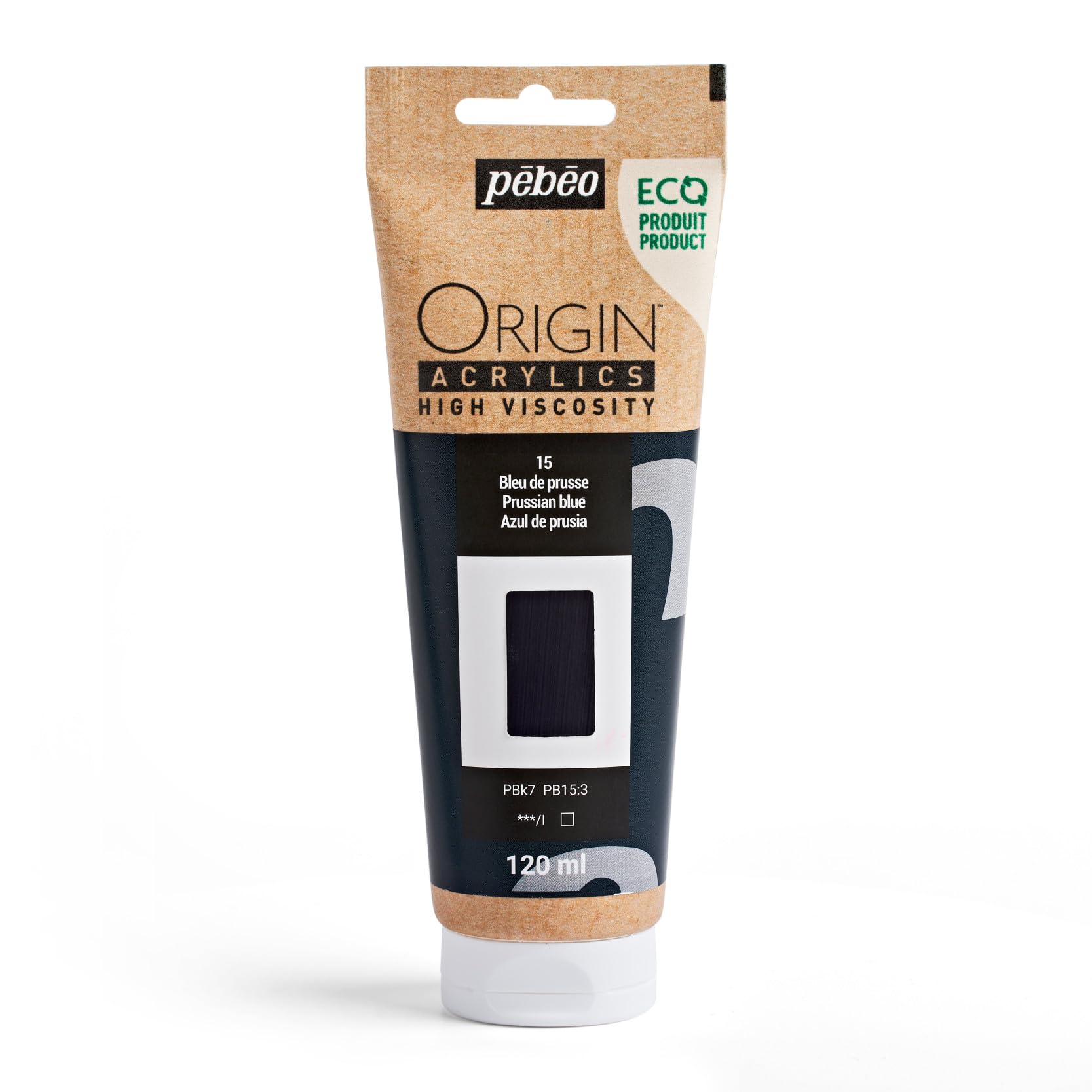 PEBEO Origin - Eco-designed High-viscosity Acrylic Paint - High Pigment Concentration for Intense Color and Excellent Lightfastness - 4.05 Fluid