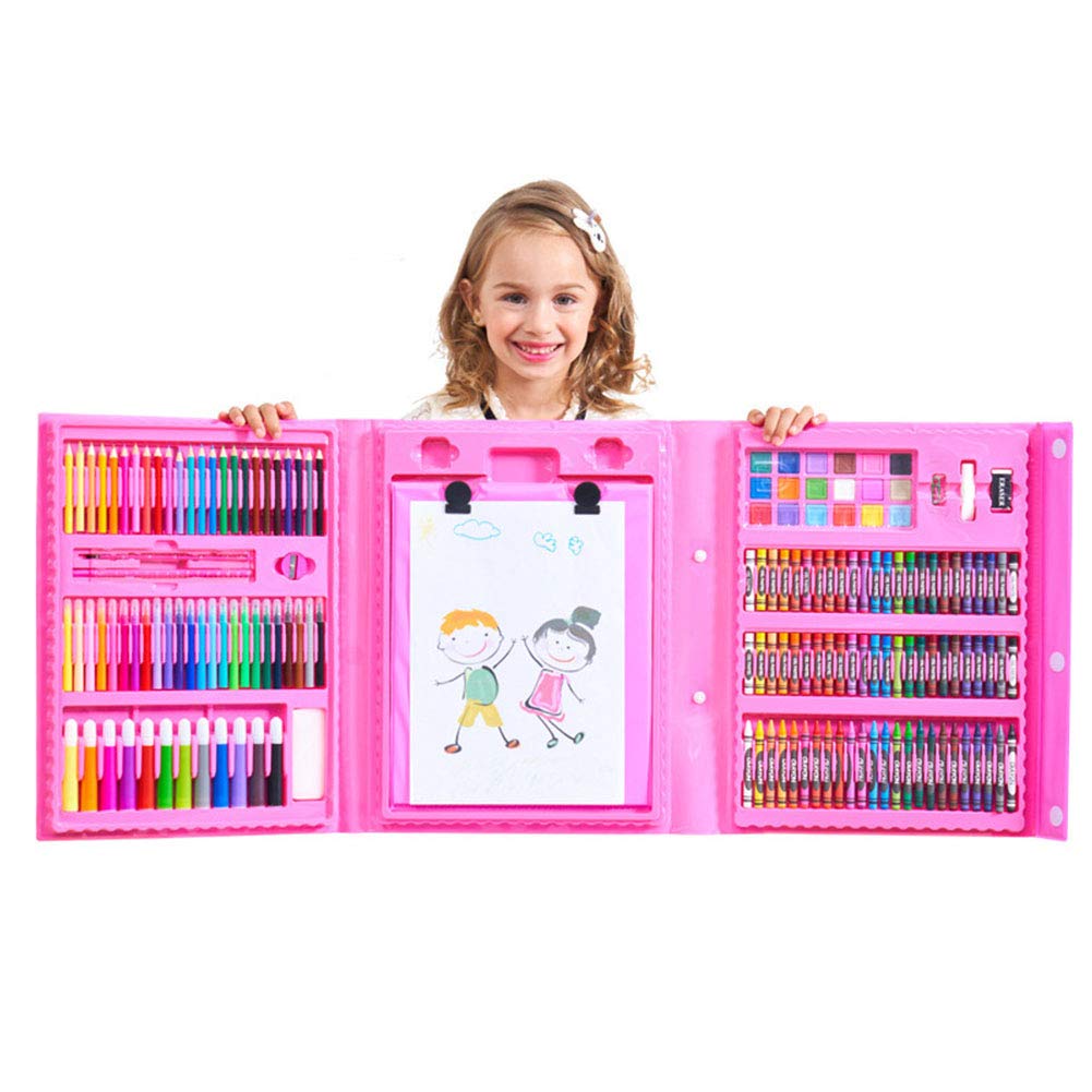 Buy 208 Pcs Art Set, Art Kit Sketching And Drawing Handle Art Box with