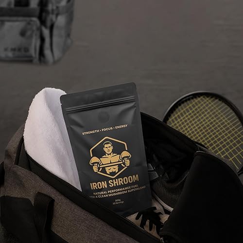 Miniatura 3 de Iron Shroom - Combustible de rendimiento funcional con sabor a chocolate, supermezcla de suero de leche, creatina y hongos con melena de león,