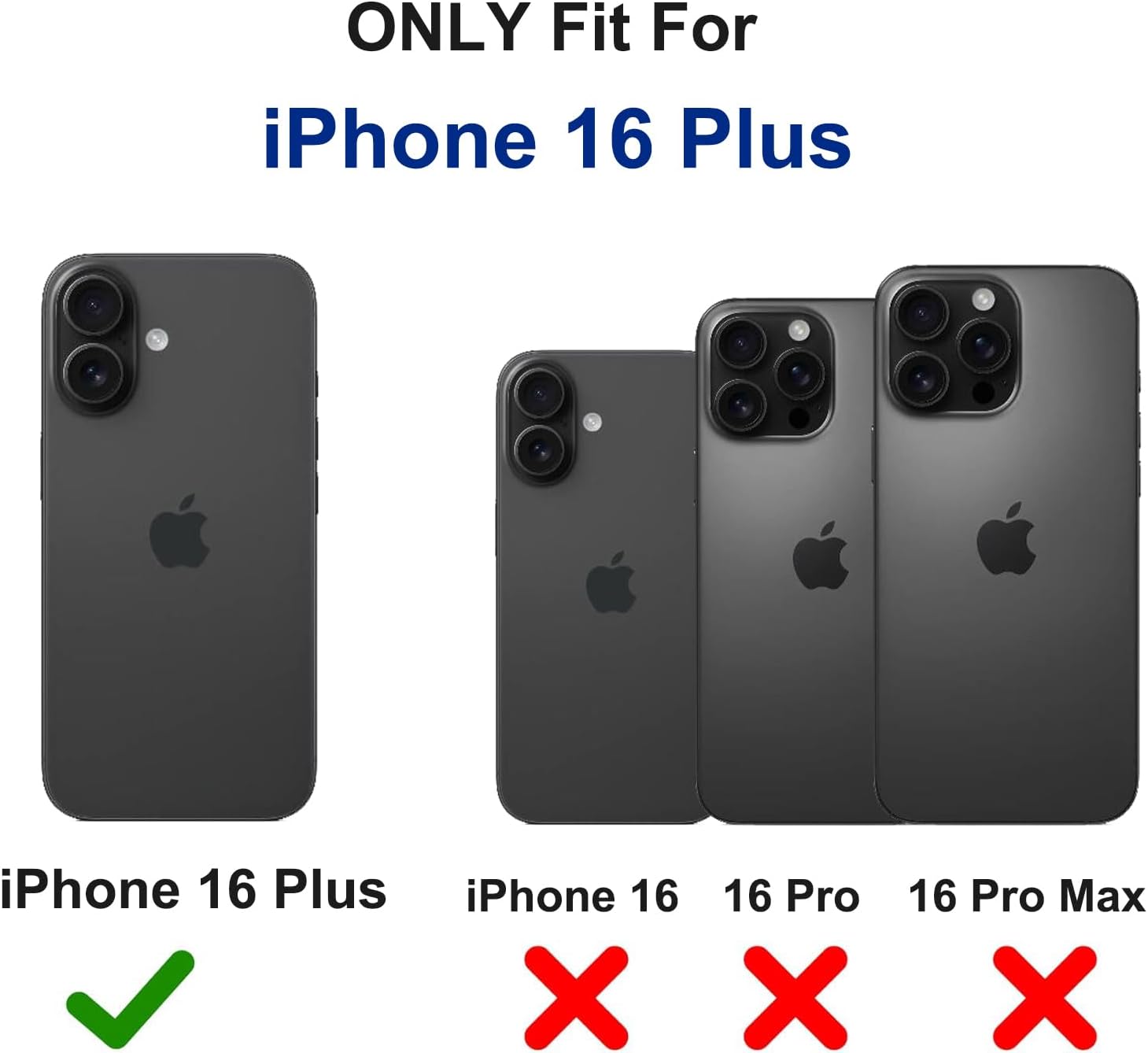 RubCase for iPhone 16 Plus Phone Case,Military Grade Drop Protection Cell Phone Cover with Belt Clip Holster Stand,Screen Protector x2 Rugged Shockproof Kickstand for iPhone 16 Plus Case 6.7” (Orange) - Image 7