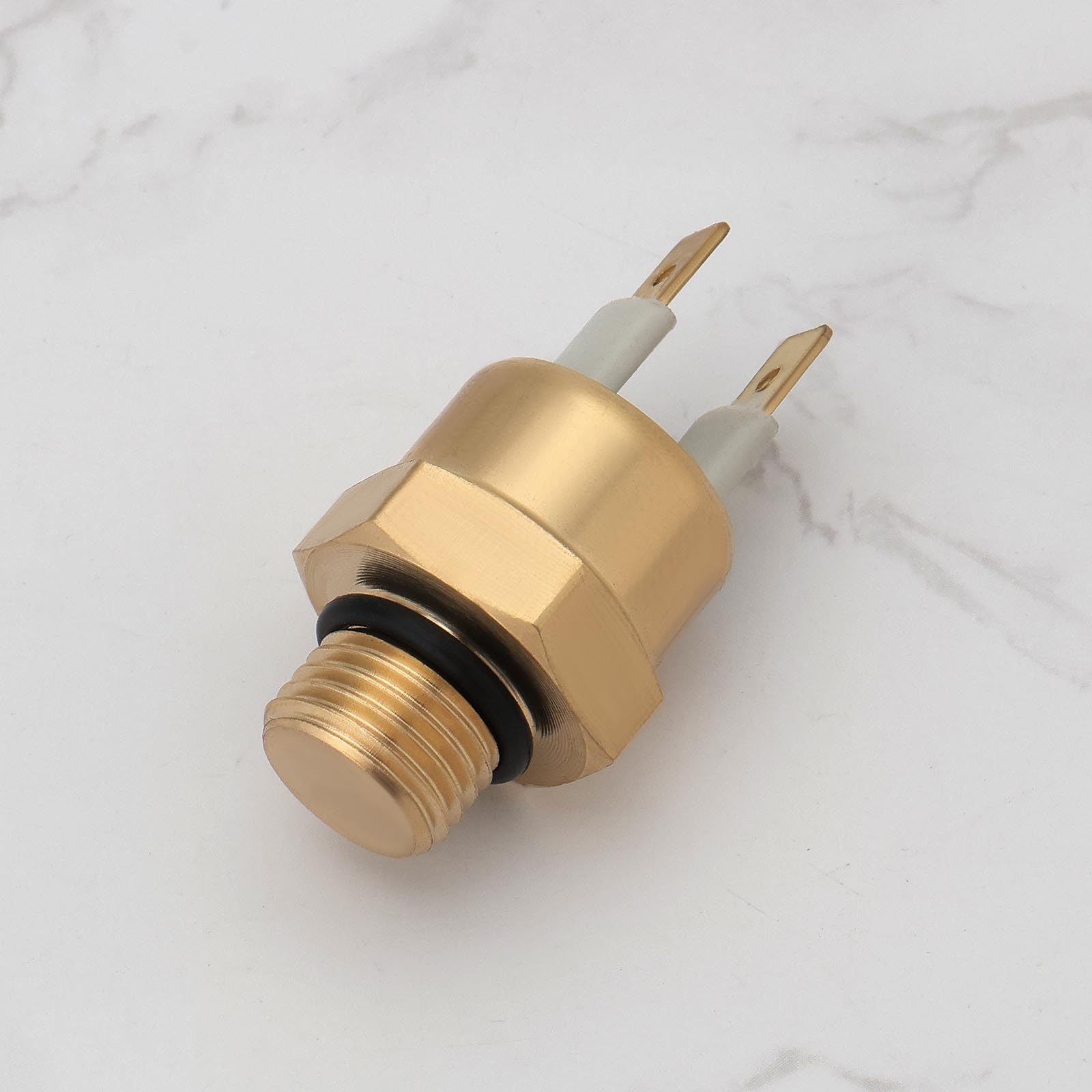 The Lord of the Tools 1Pc M14x1.5 Sensore Temperatura Acqua 12V Interruttore Ventola Radiatore On 90? (194°F) Off 80? (176°F) Sensore Temperatura Motore Ottone