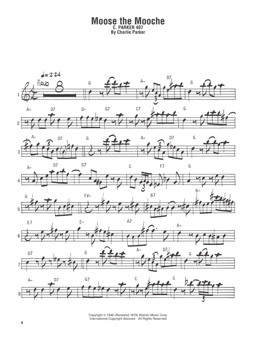 Charlie Parker Omnibook: For E Flat Instruments (1)